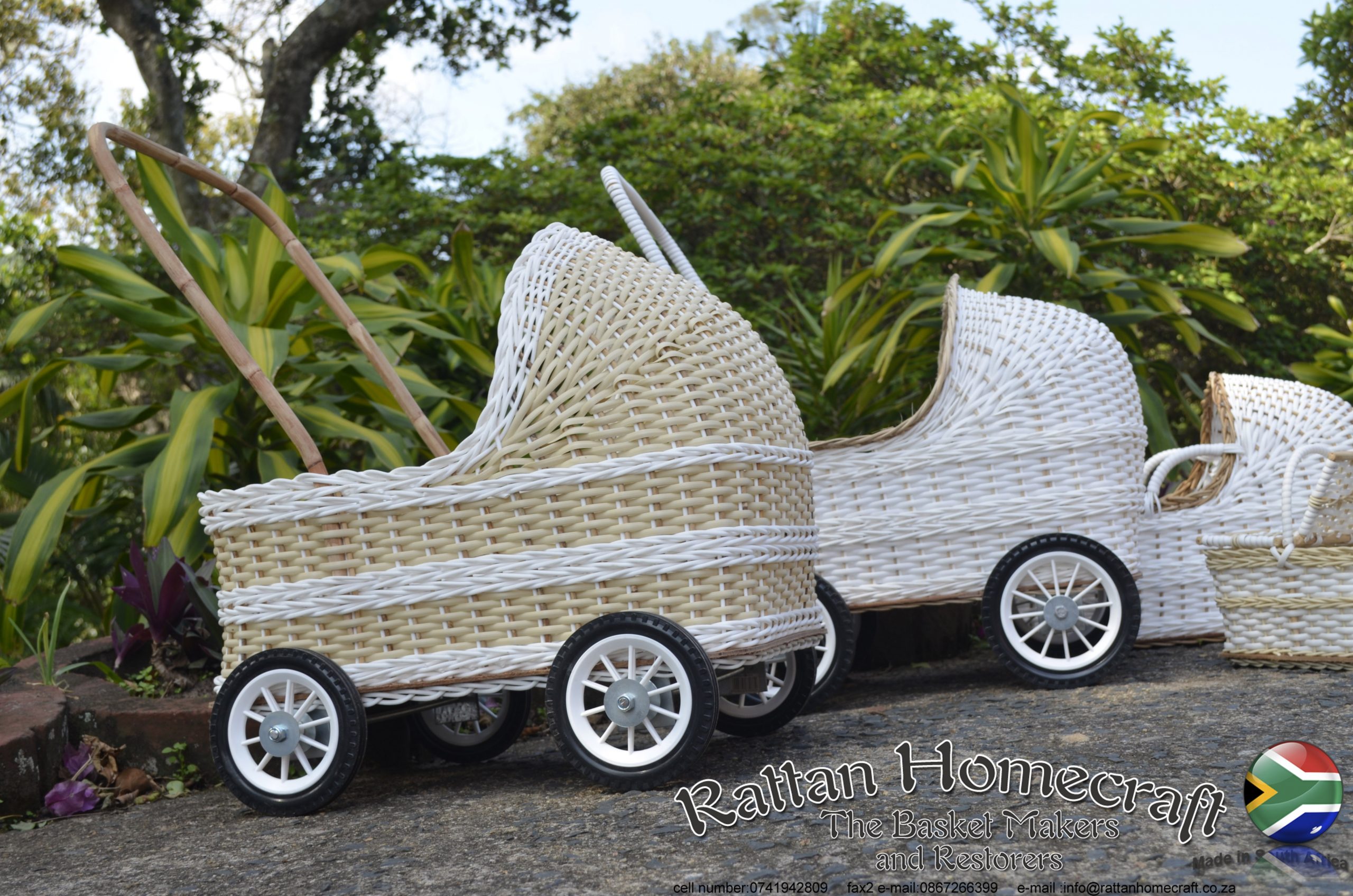 Woven Baby Dolls Prams Rattan HomeCraft