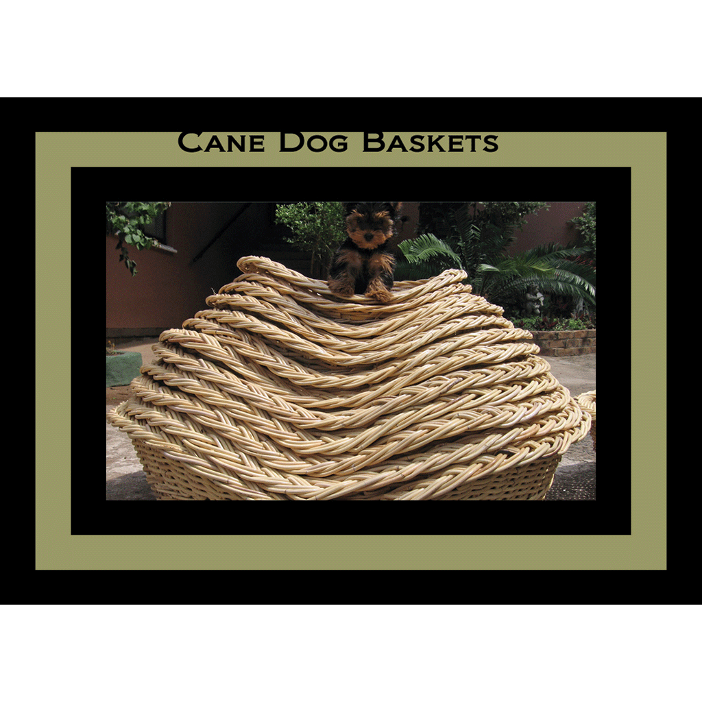Dog Basket Size 14 34cm Rattan Home Craft