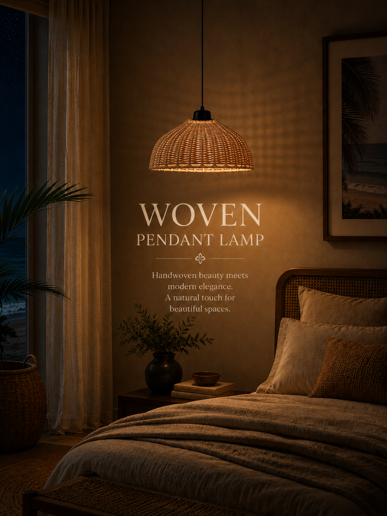 Woven Pendant Lamp