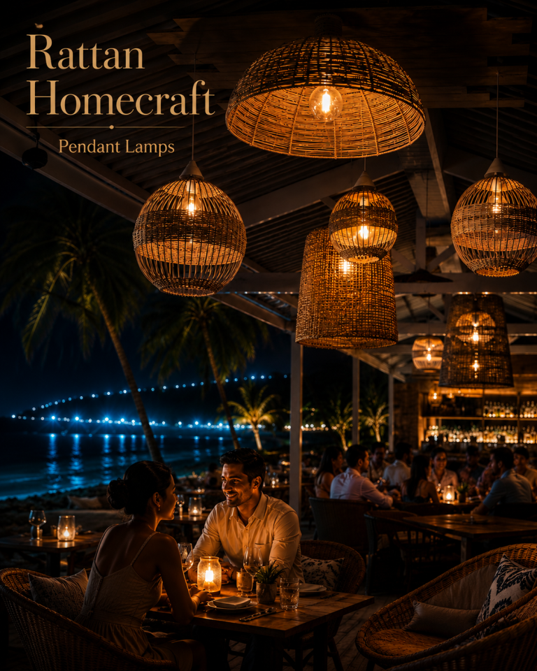 Rattan Homecraft Pendant Lampshades