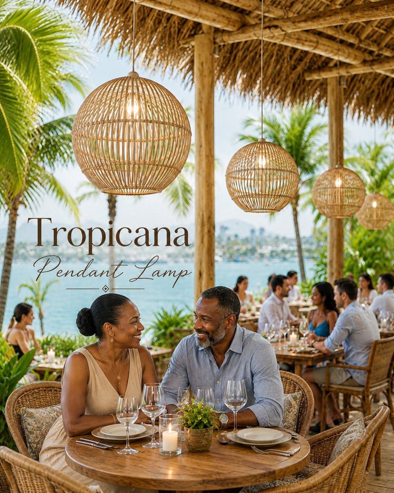 Tropicana-Handcrafted-Woven-Cane-Pendant-Lampshade-Luxury-Tropical-Interior