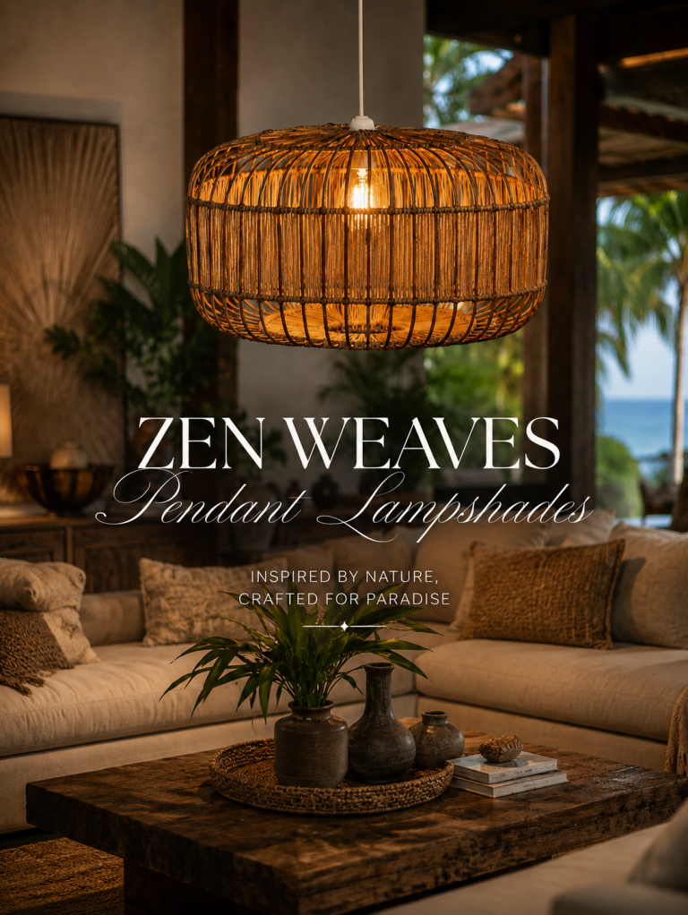 Zen Weaves Pendant Lampshades