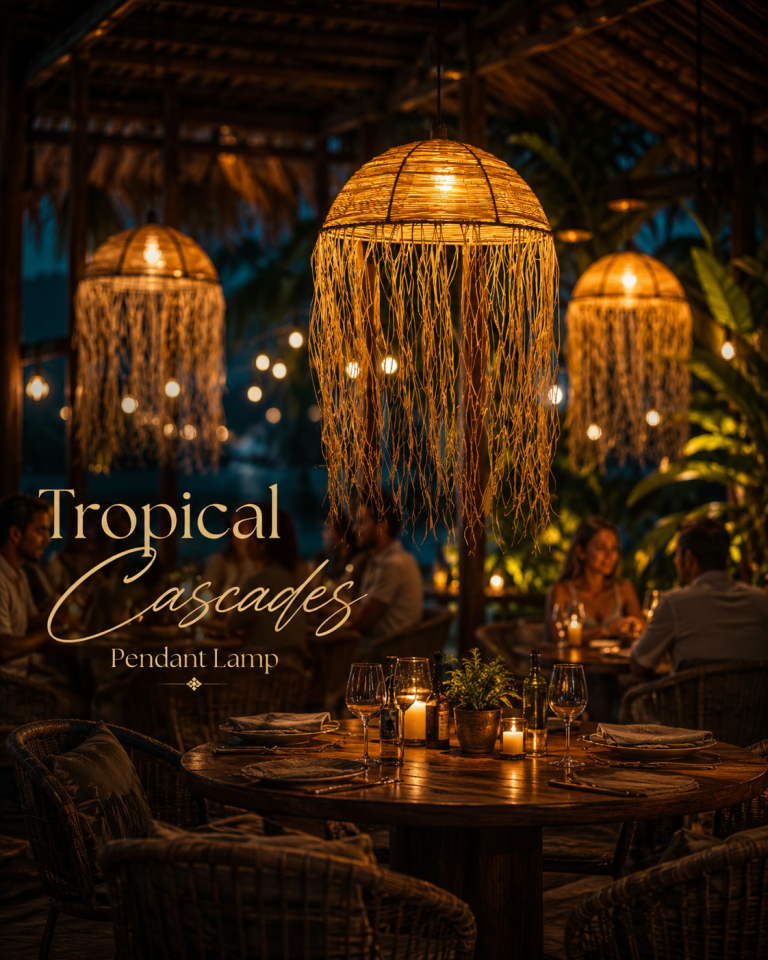 Tropical Cascade Pendant Lampshade