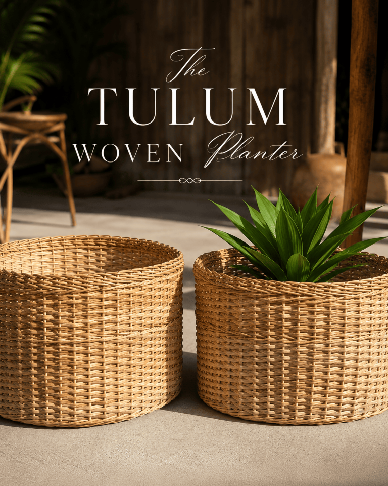 The Tulum Woven Planter (1)