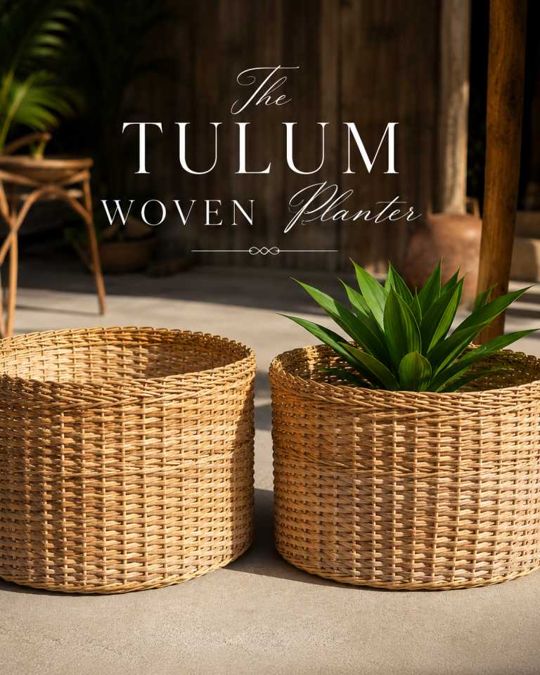 The Tulum woven Planter