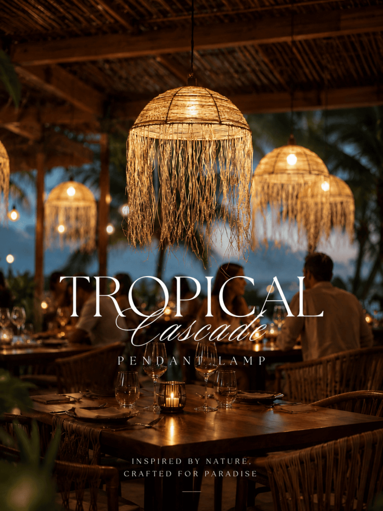 Tropical Cascades Night Scene