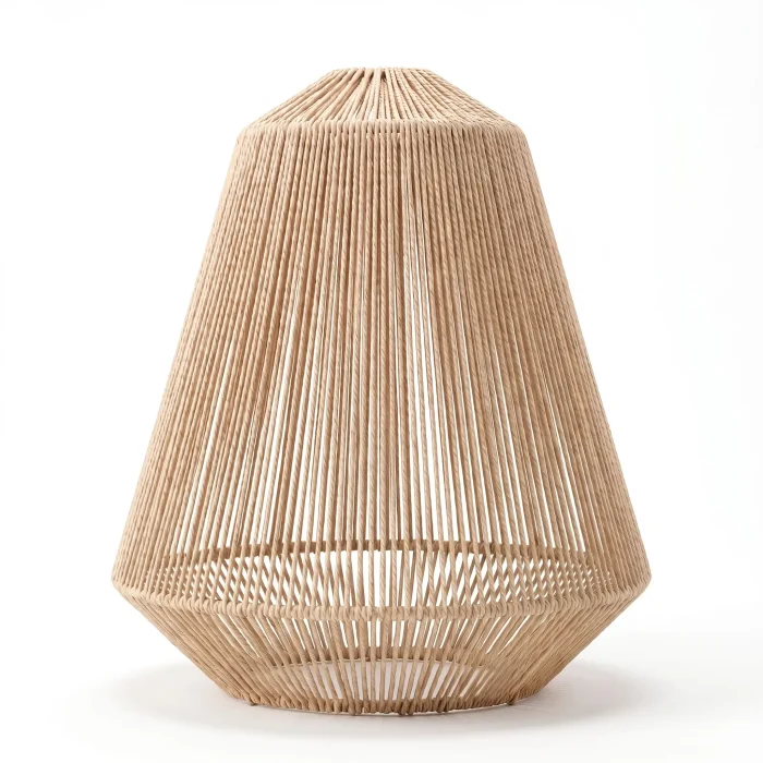 Drift Halo handcrafted Danish cord pendant lampshade on a white studio background